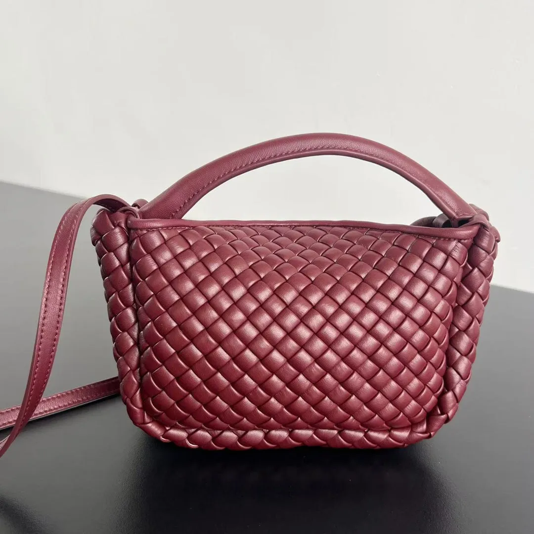 Woven Leather Mini Bag