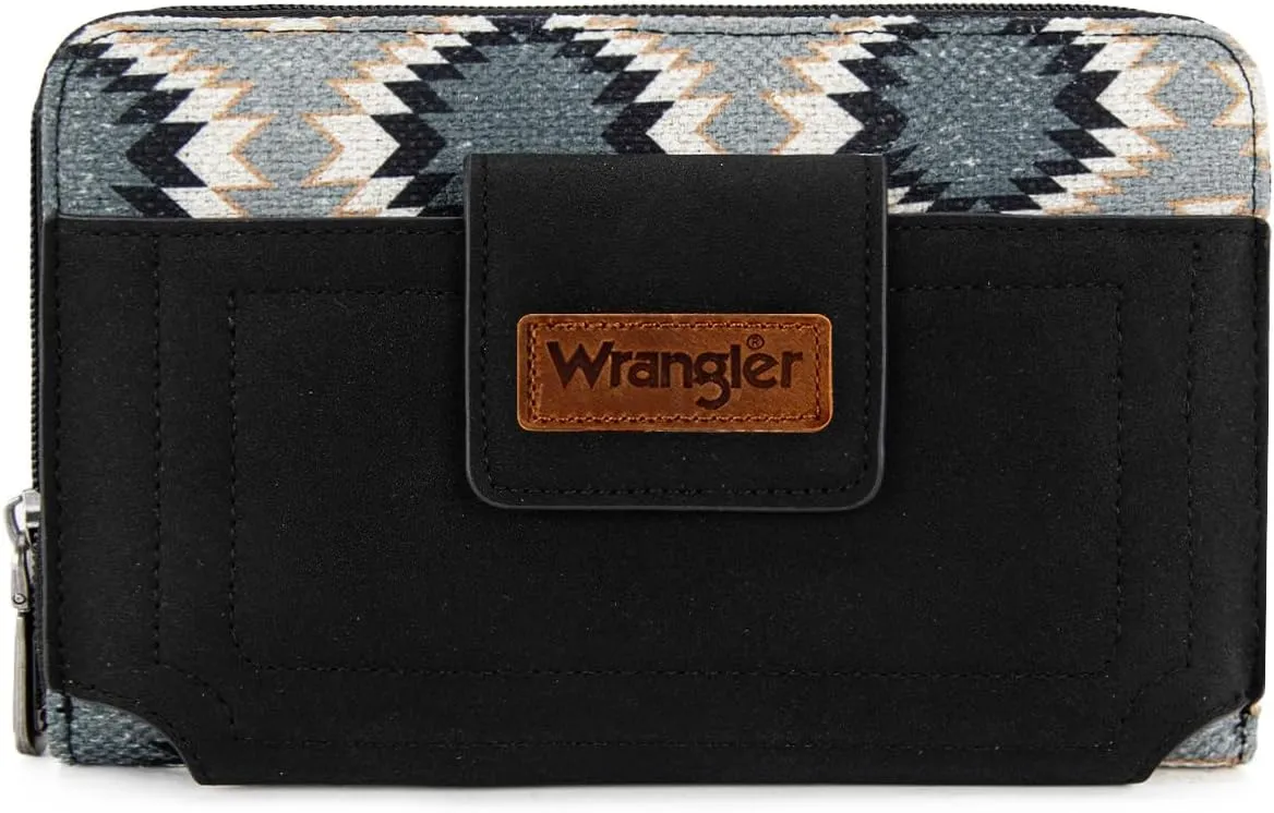 Wrangler Crossbody Wallet Purse for Women Clutch Purse AR-WG221-183BK