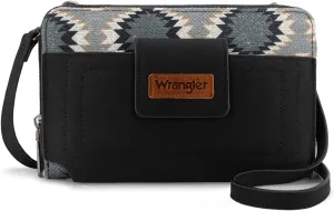 Wrangler Crossbody Wallet Purse for Women Clutch Purse AR-WG221-183BK