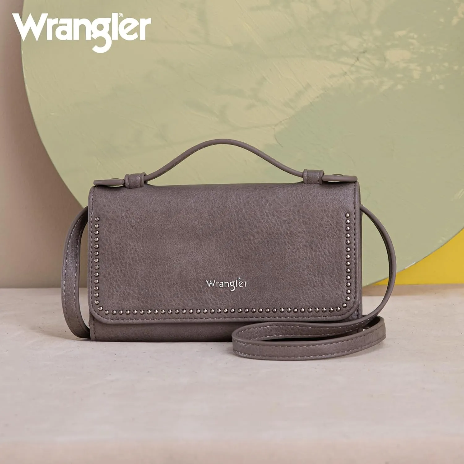 Wrangler Womens Clutch Wallets Compact Tifold Ladies Wallets 2024 Rfid Blocking with Top-handle and Coin Purse Gifts for Women