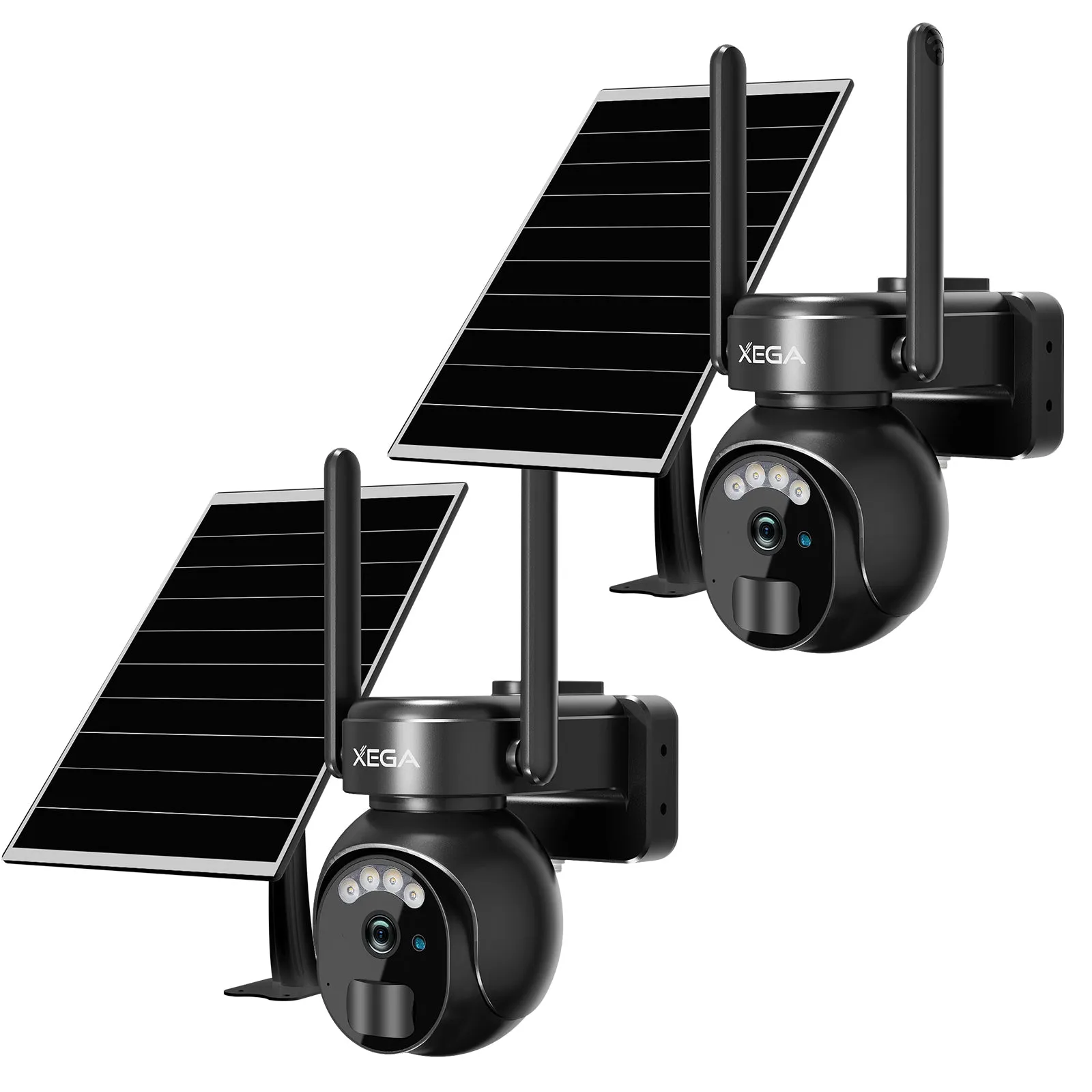 Xega 3G/4G LTE Security Camera No WiFi with SIM Card 2K Super HD Solar Powered Wireless Outdoor 4G Security Camera PIR Motion Sensor Night Vision 2 Way Talk.