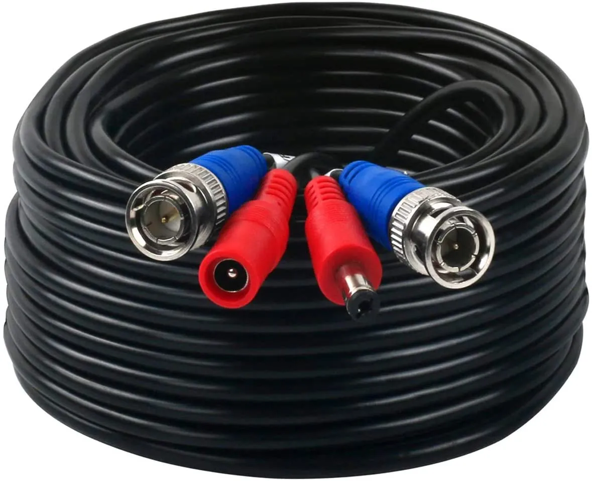 XVIM Outdoor Home Security Camera BNC Cable 60ft for CCTV Security Surveillance Camera