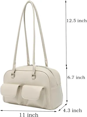 Y2K Shoulder Bag for Women Black Small Purse Brown Purse Trendy Purse Retro Women's Shoulder Handbags Purses