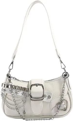 Y2K Shoulder Bag Y2K purse for Women Handbag Punk Purse