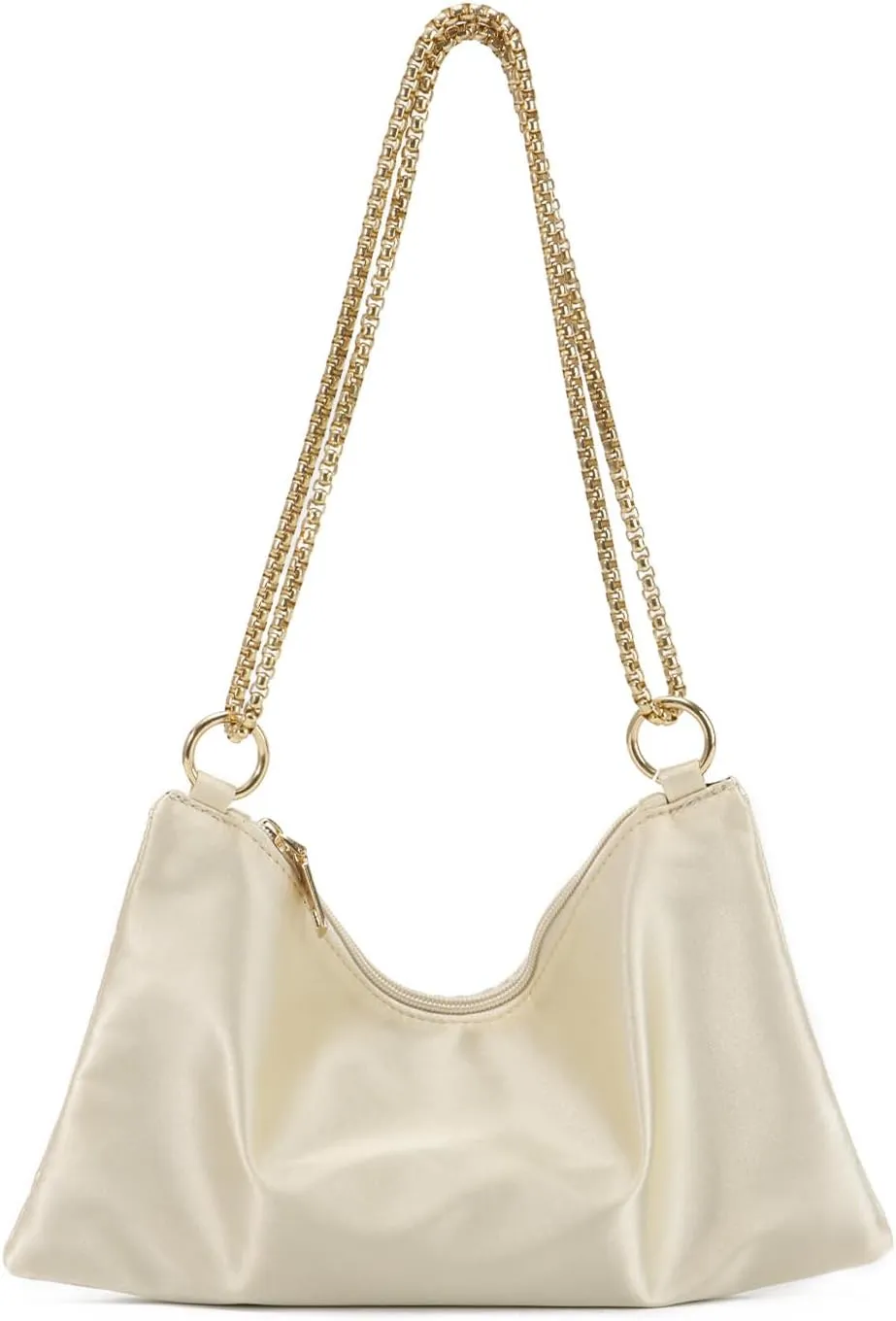Ynport Women's Evening Handbags Black Clutch Purse Gold Small Shoulder Bag Nude Formal Cocktail Wedding Bridal Purse