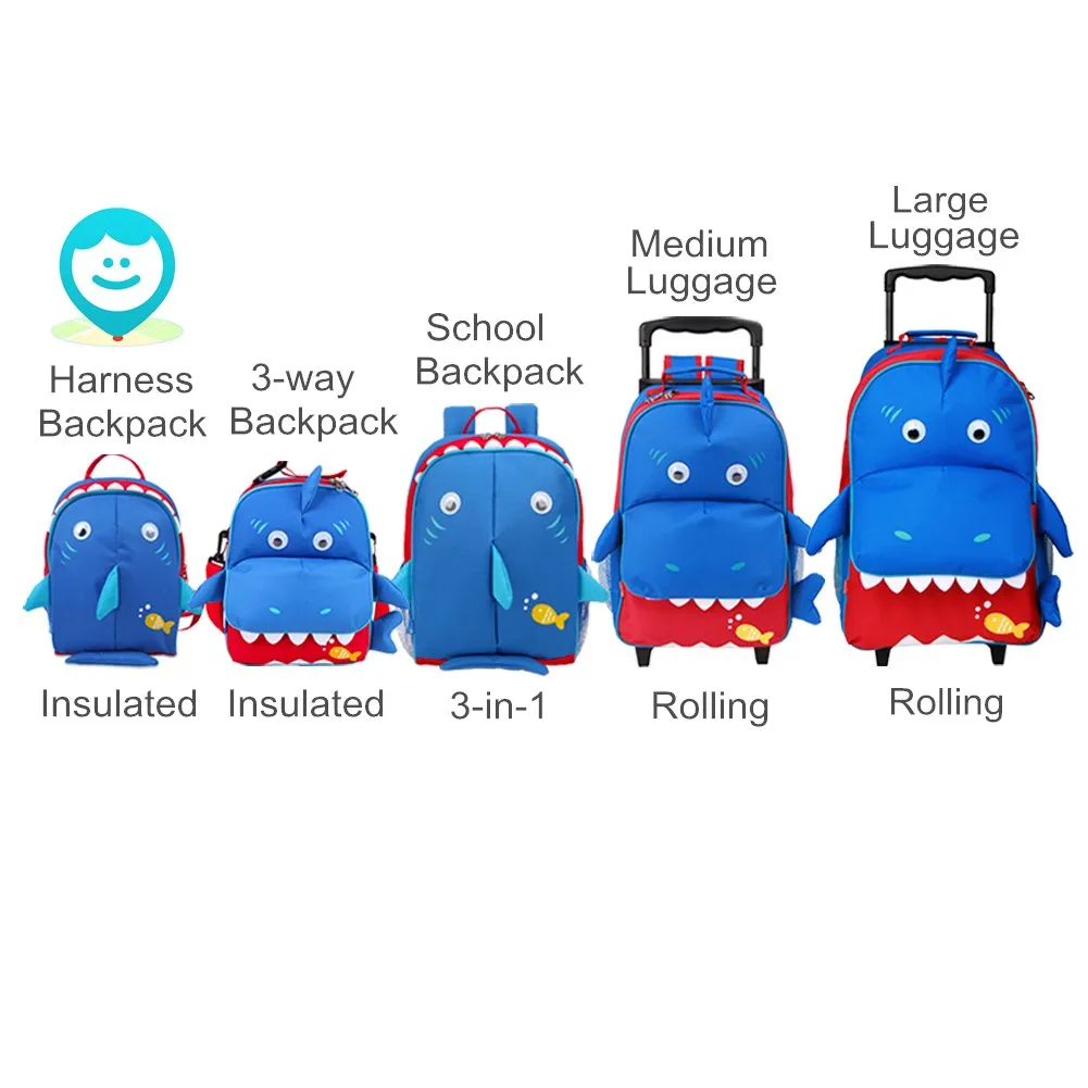 yodo Kids Insulated Toddler Backpack with Leash Safety Harness Lunch Bag
