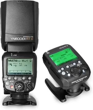 YONGNUO YN600EX-RT II Wireless Flash Speedlite with YN-E3-RT II TTL Flash Speedlite Wireless Transmitter for Canon