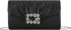 YYW Evening Bag Small Rhinestone Purse Handbag Sparkling Clutch Purses for Women Wedding Formal Party
