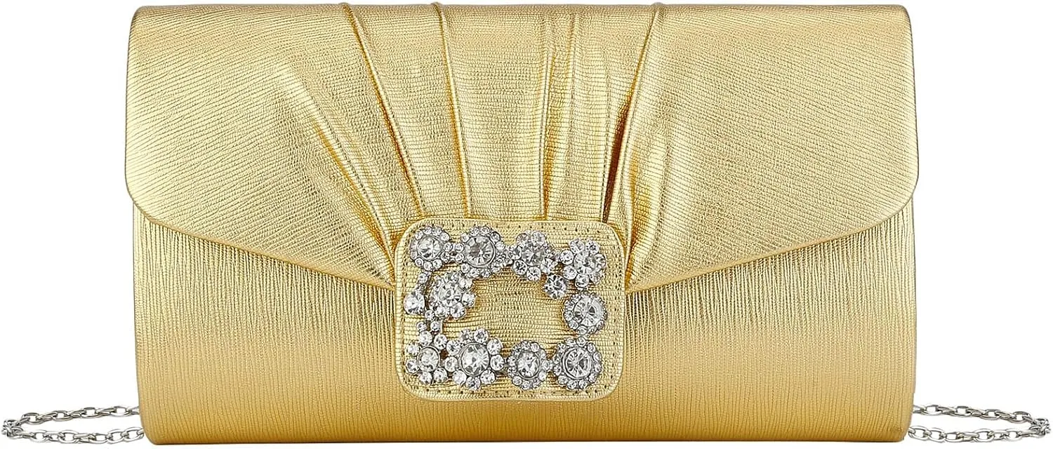 YYW Evening Bag Small Rhinestone Purse Handbag Sparkling Clutch Purses for Women Wedding Formal Party