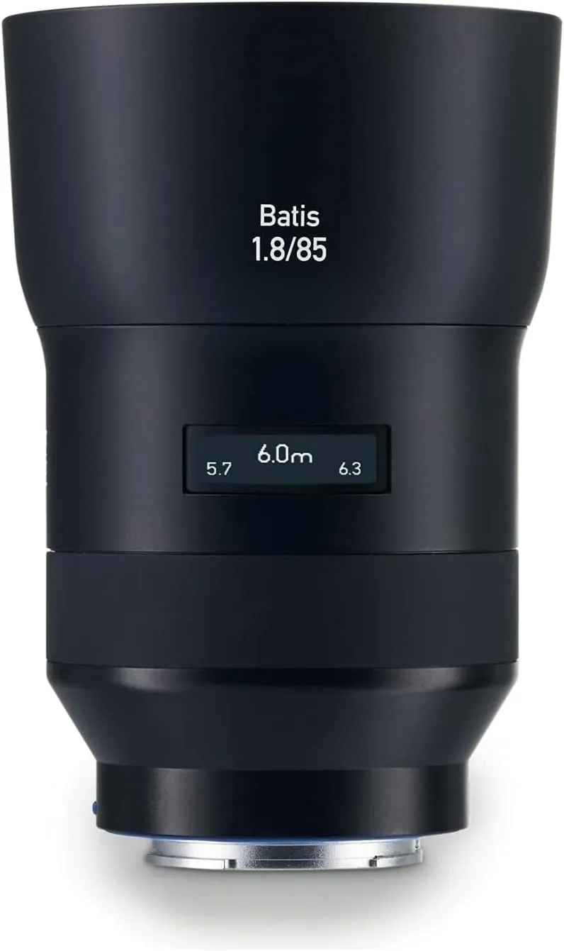 ZEISS Batis 85mm f/1.8 Lens for Sony E Mount Mirrorless Cameras, Black