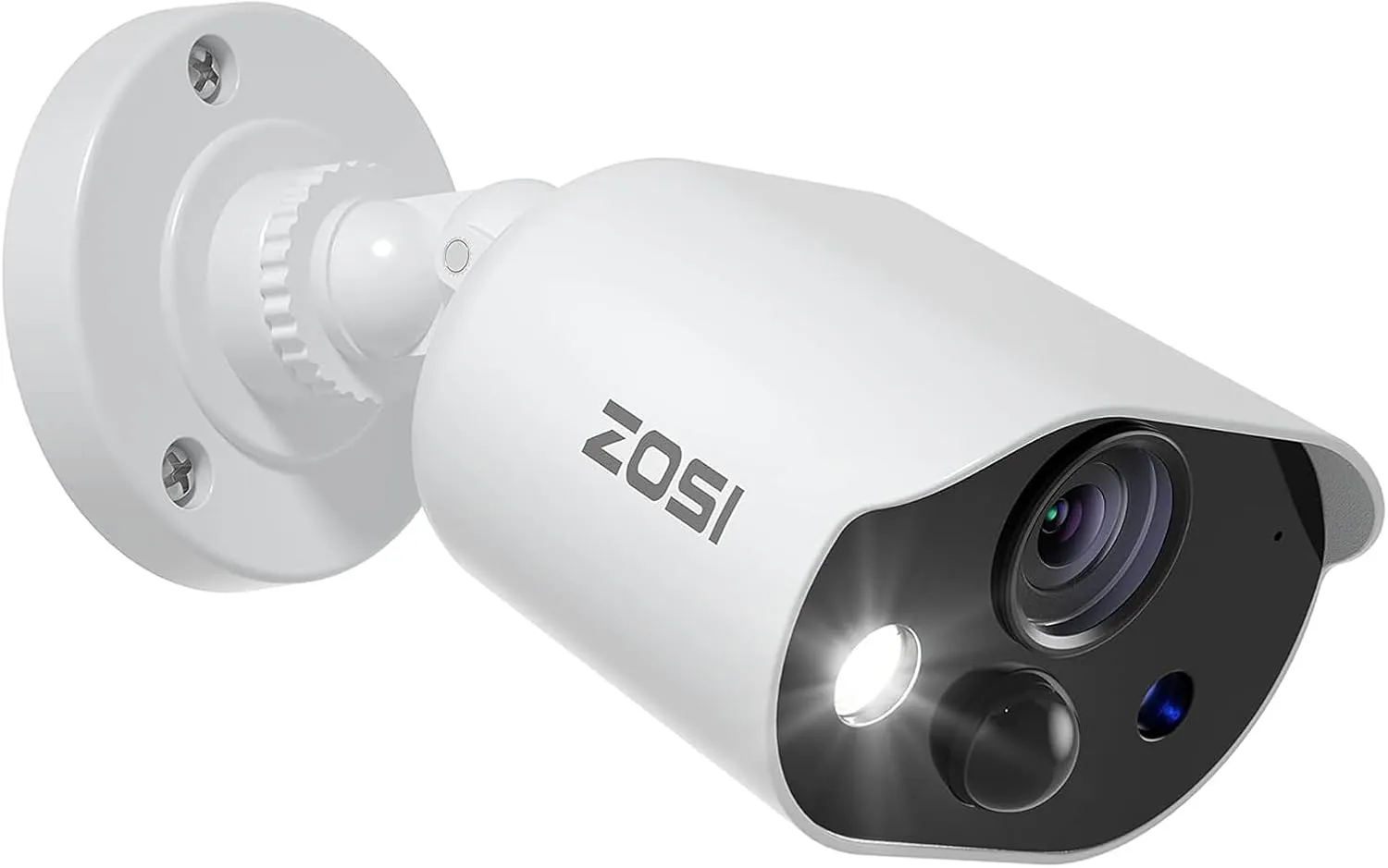 ZOSI 1080P HD-TVI Add On Camera, 2MP 1920TVL Indoor Outdoor Surveillance Home Security Camera with Audio, Night Vision, Smart Motion Detection, IP66 Weatherproof, Only Work 3K Lite CCTV DVR
