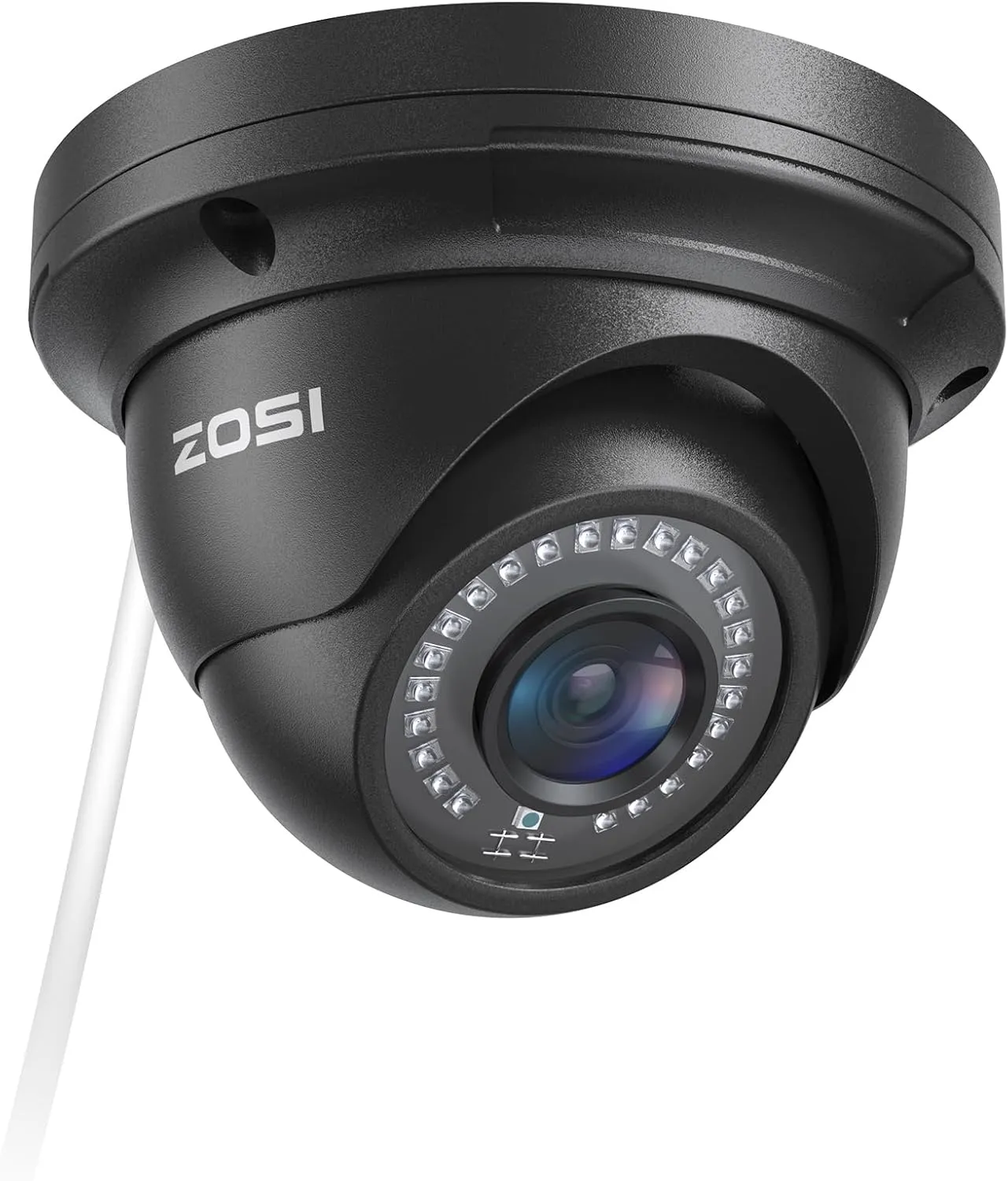 ZOSI 5MP 3K Add-on Security Dome POE Camera, 2880 x 1620 Indoor Outdoor IP Camera, 80ft Night Vision, 3.6mm Lens, 95°View Angle, IP66 Weatherproof (Only Work with Our PoE NVR)
